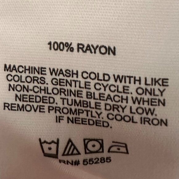 Express Large Men's Geo Rayon Short Sleeve Shirt - Picture 6 of 6